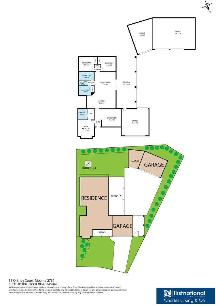 Floorplan of Homely house listing, 11 Orkney Court, Moama NSW 2731