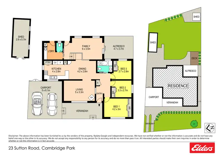 Floorplan of Homely house listing, 23 Sutton Road, Cambridge Park NSW 2747