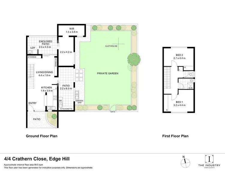 Floorplan of Homely unit listing, 4/4 Crathern Close, Edge Hill QLD 4870
