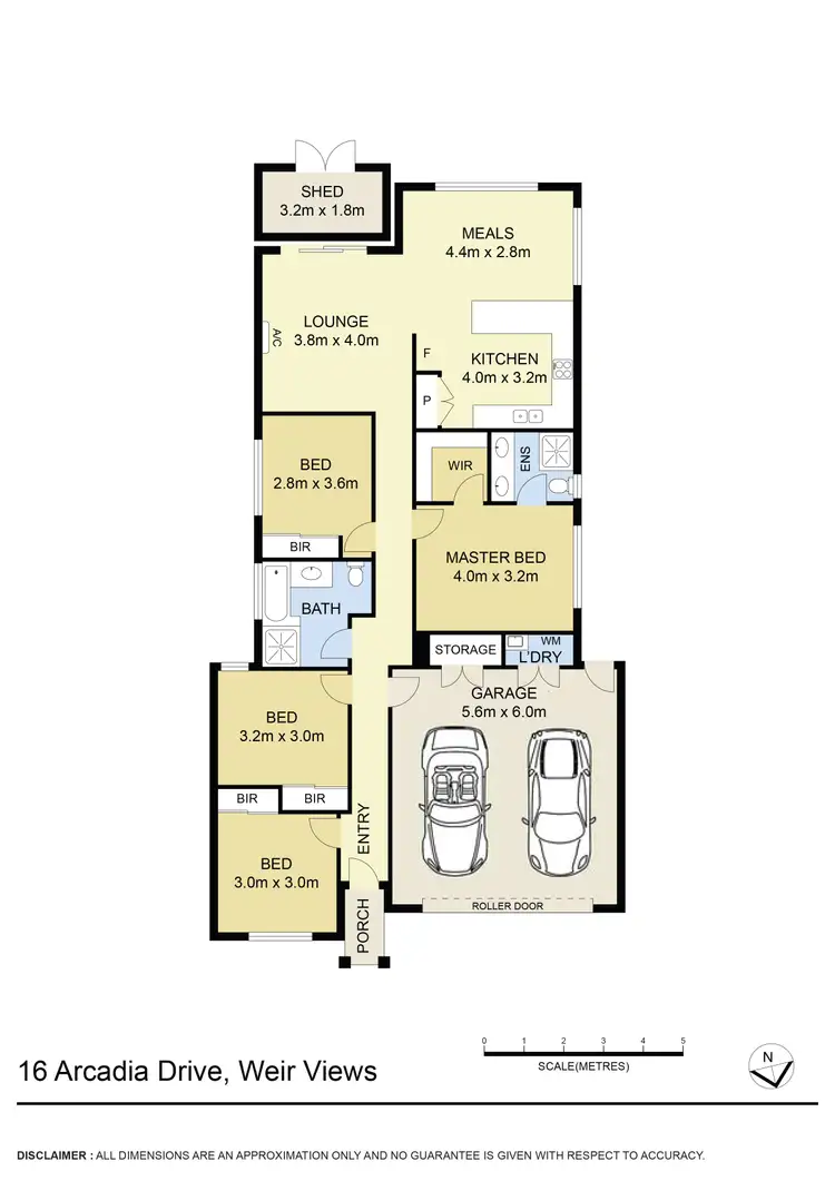 Floorplan of Homely house listing, 16 Arcadia Drive, Weir Views VIC 3338