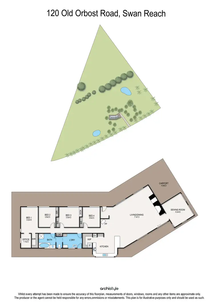 Floorplan of Homely house listing, 120 Old Orbost Road, Swan Reach VIC 3903
