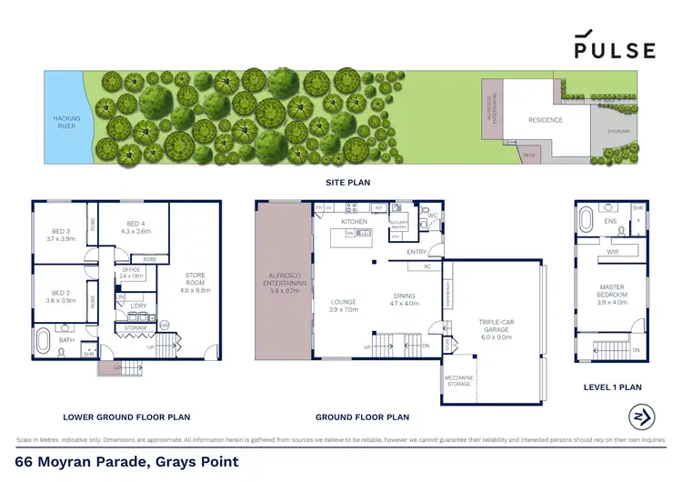 Floorplan of Homely house listing, 66 Moyran Parade, Grays Point NSW 2232