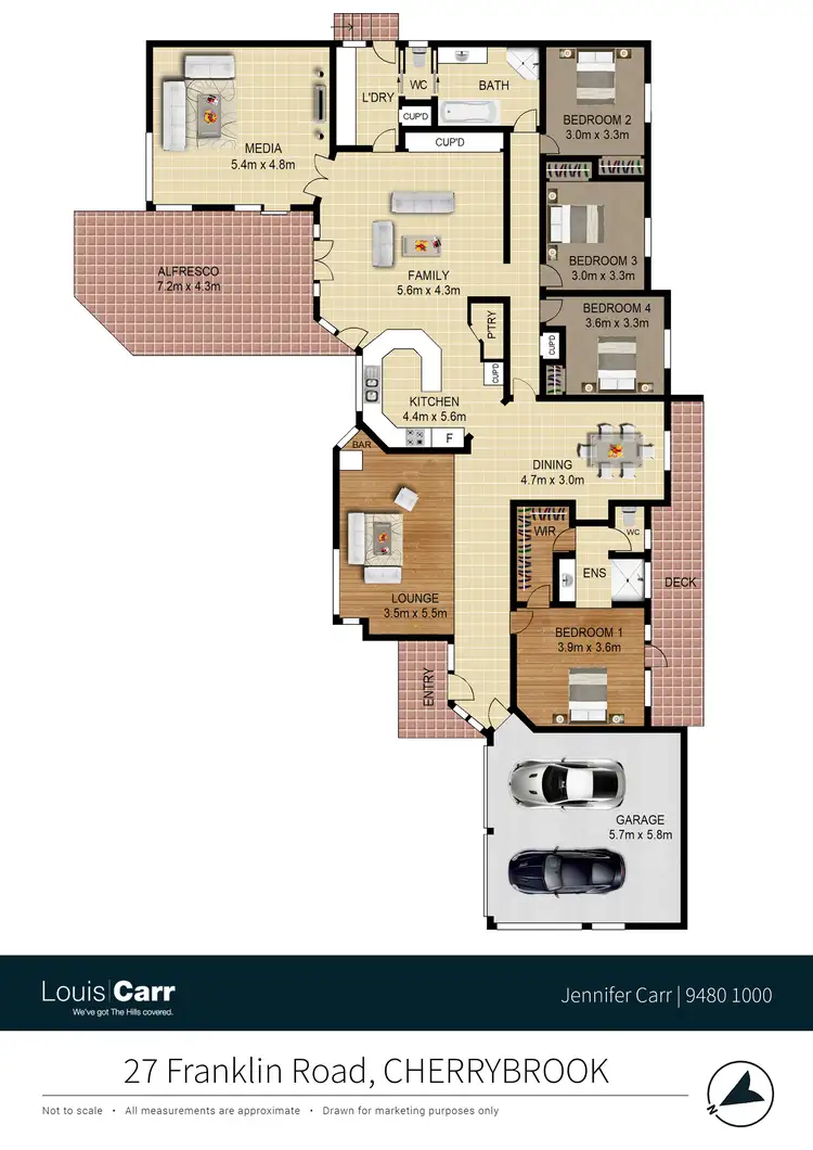 Floorplan of Homely house listing, 27 Franklin Road, Cherrybrook NSW 2126