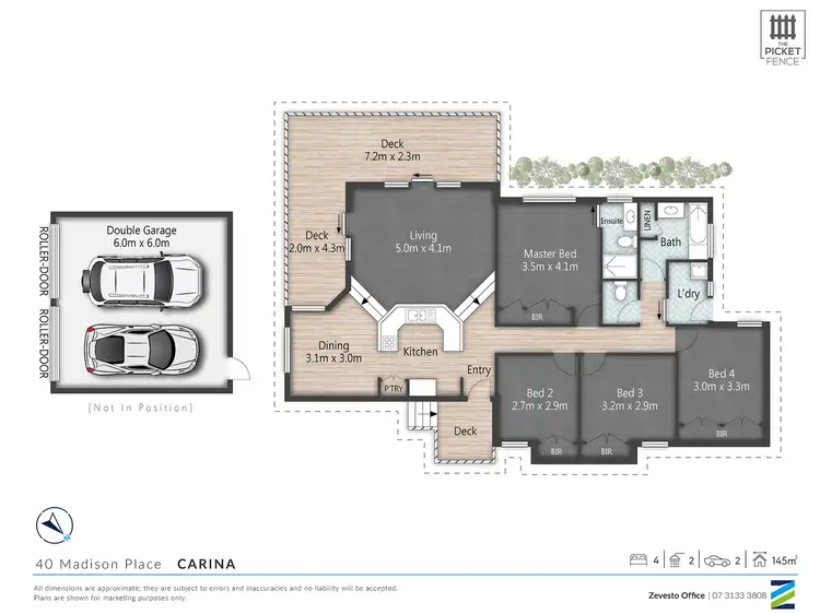 Floorplan of Homely house listing, 40 Madison Place, Carina QLD 4152