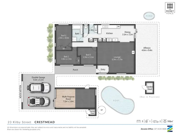 Floorplan of Homely house listing, 23 Kilby Street, Crestmead QLD 4132