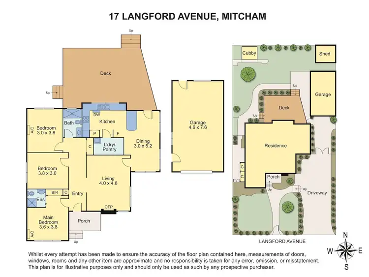Floorplan of Homely house listing, 17 Langford Avenue, Mitcham VIC 3132
