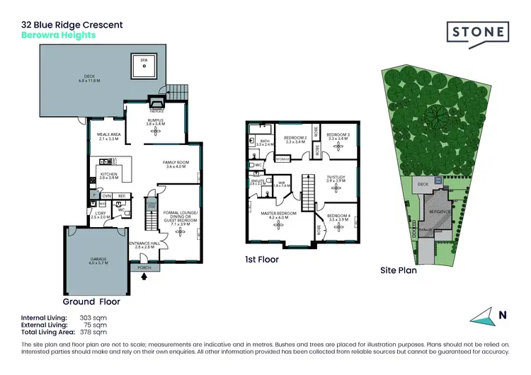 Floorplan of Homely house listing, 32 Blue Ridge Crescent, Berowra Heights NSW 2082