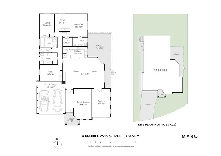 Floorplan of Homely house listing, 4 Nankervis Street, Casey ACT 2913