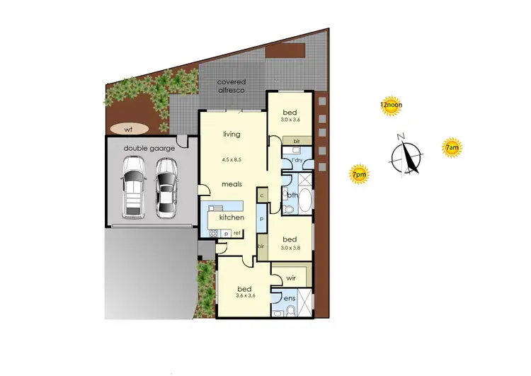 Floorplan of Homely unit listing, 3/3A Larch Street, Langwarrin VIC 3910
