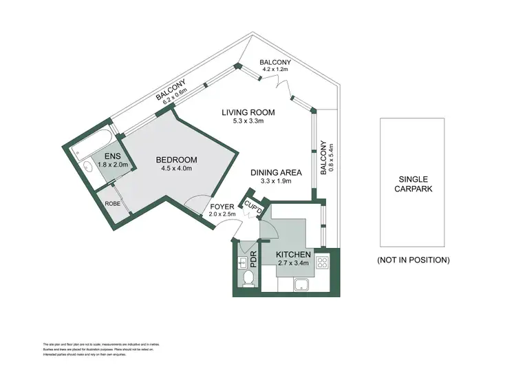 Floorplan of Homely apartment listing, 43/197 Canterbury Road, St Kilda West VIC 3182