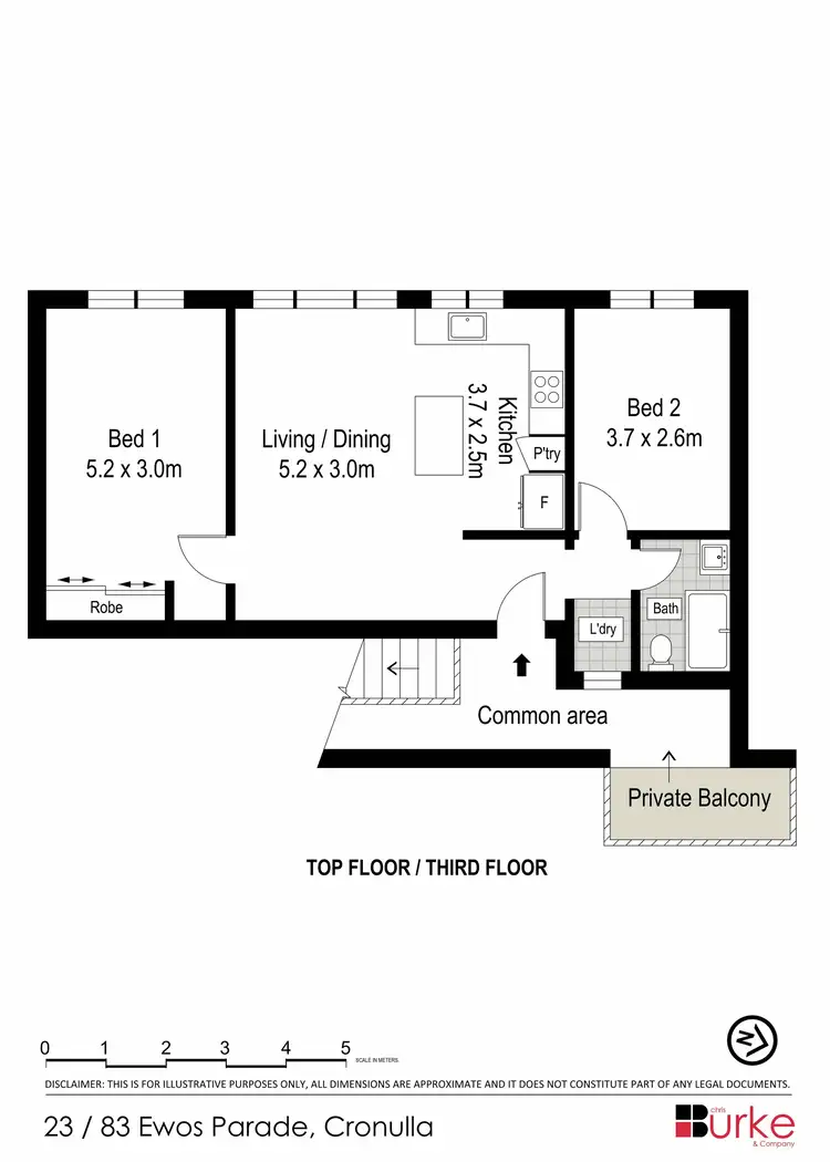 Floorplan of Homely apartment listing, 23/83 Ewos Parade, Cronulla NSW 2230