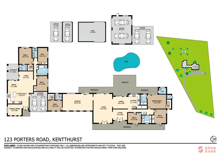 Floorplan of Homely house listing, 123 Porters Road, Kenthurst NSW 2156