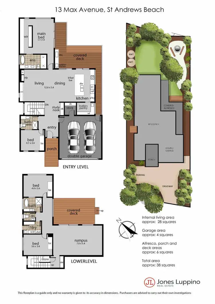 Floorplan of Homely house listing, 13 Max Avenue, St Andrews Beach VIC 3941