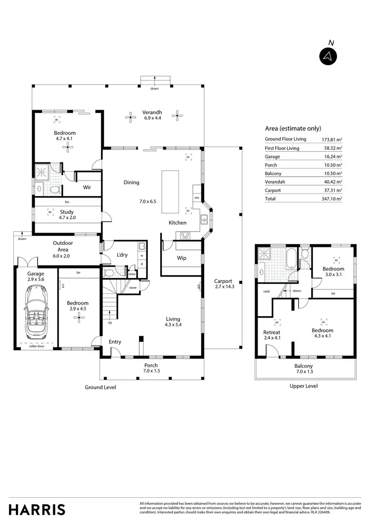 Floorplan of Homely house listing, 19 Gower Street, Glenelg East SA 5045