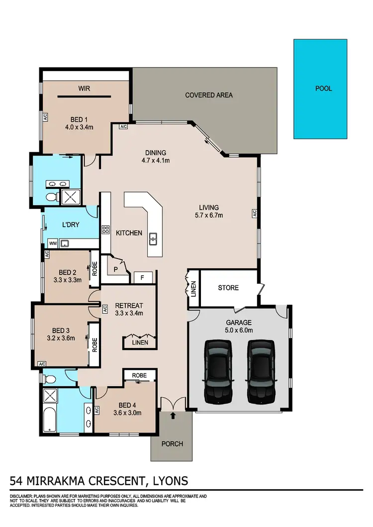 Floorplan of Homely house listing, 54 Mirrakma Crescent, Lyons NT 810