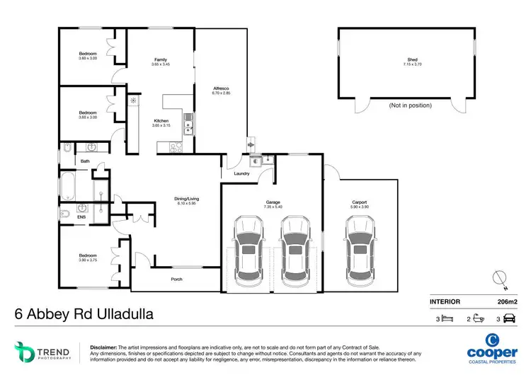 Floorplan of Homely house listing, 6 Abbey Road, Ulladulla NSW 2539