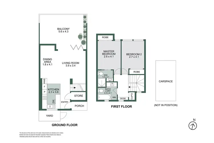Floorplan of Homely apartment listing, 44A Napier Street, South Melbourne VIC 3205