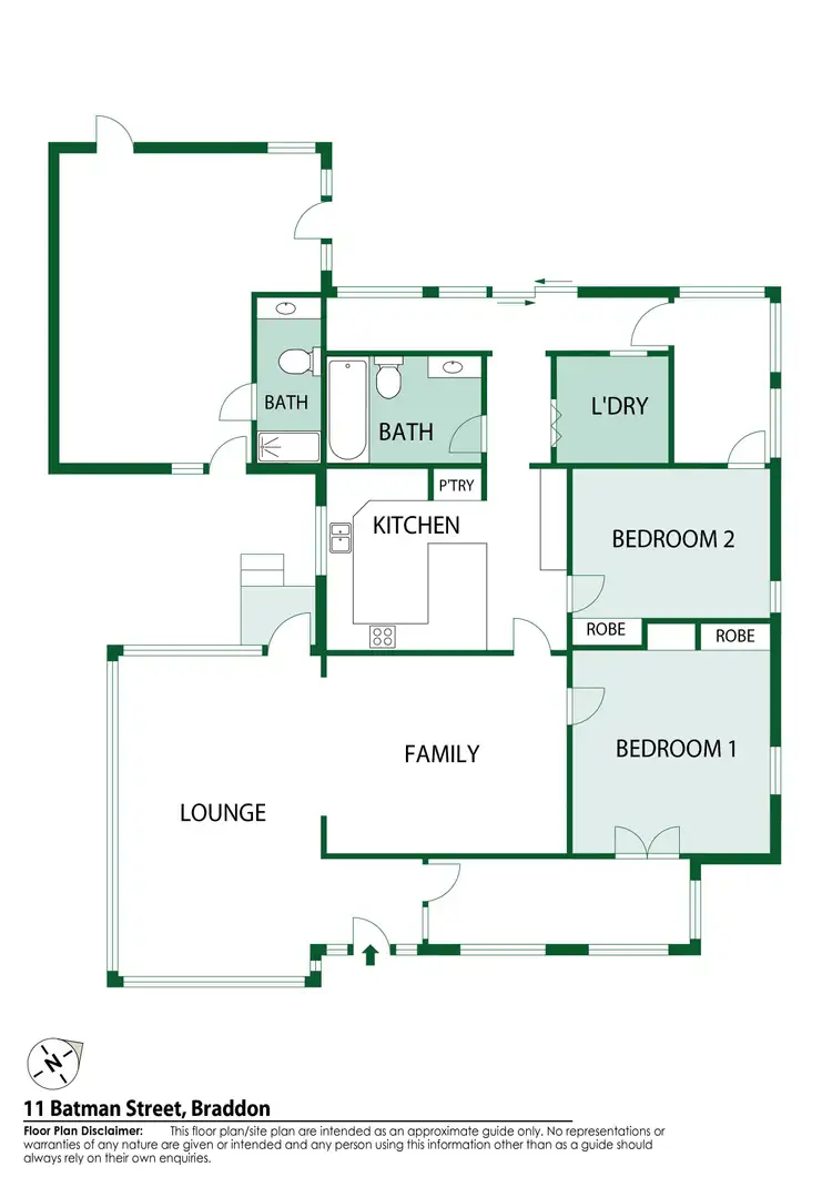 Floorplan of Homely house listing, 11 Batman Street, Braddon ACT 2612