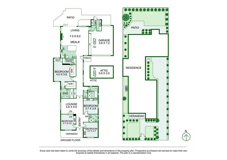 Floorplan of Homely house listing, 11 Euston Road, Hughesdale VIC 3166