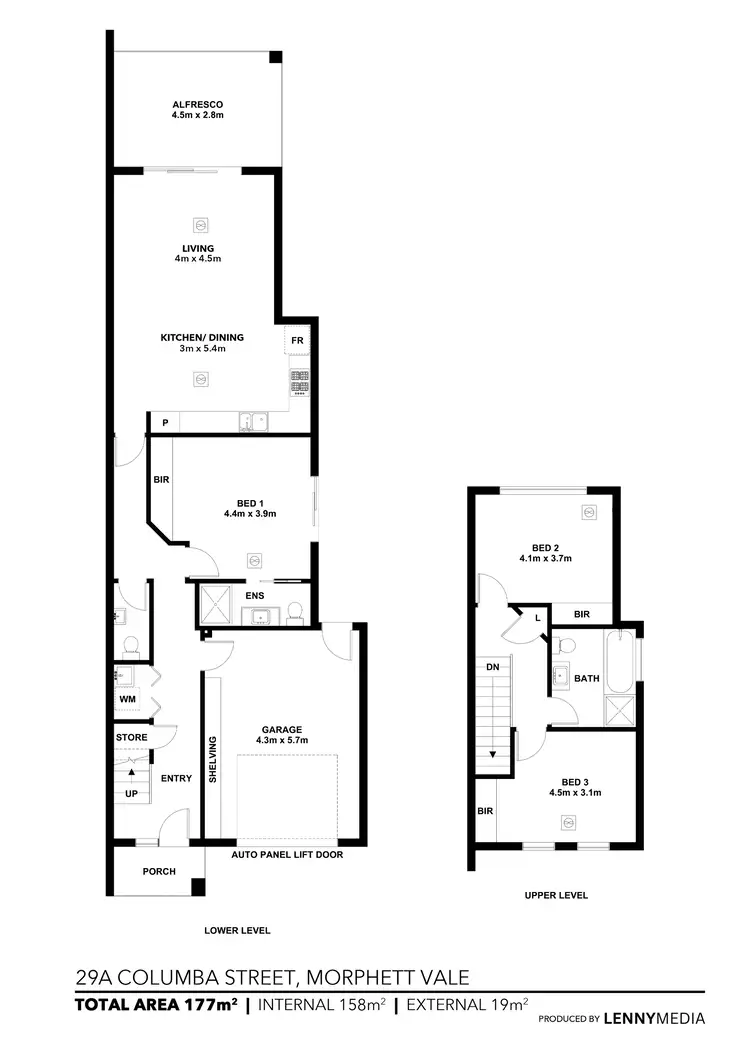 Floorplan of Homely house listing, 29A Columba Street, Morphett Vale SA 5162