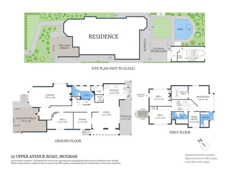 Floorplan of Homely house listing, 25 Upper Avenue Road, Mosman NSW 2088