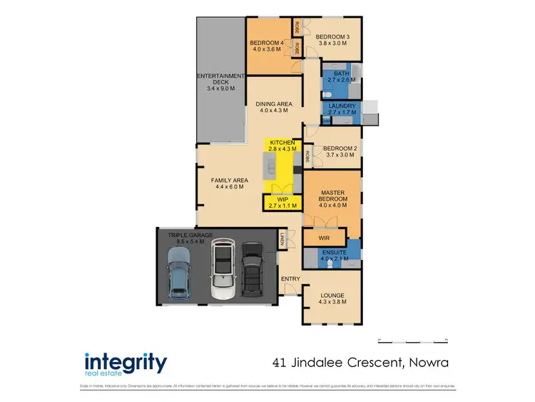 Floorplan of Homely house listing, 41 Jindalee Crescent, Nowra NSW 2541
