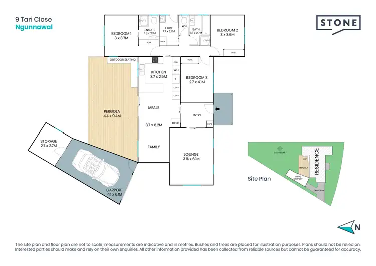 Floorplan of Homely house listing, 9 Tari Close, Ngunnawal ACT 2913