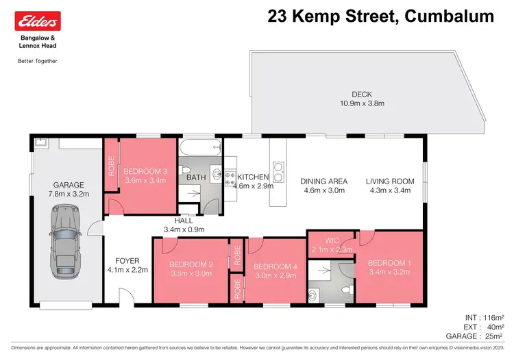 Floorplan of Homely house listing, 23 Kemp Street, Cumbalum NSW 2478