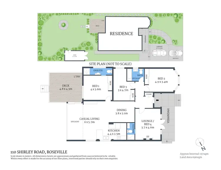 Floorplan of Homely house listing, 110 Shirley Road, Roseville NSW 2069