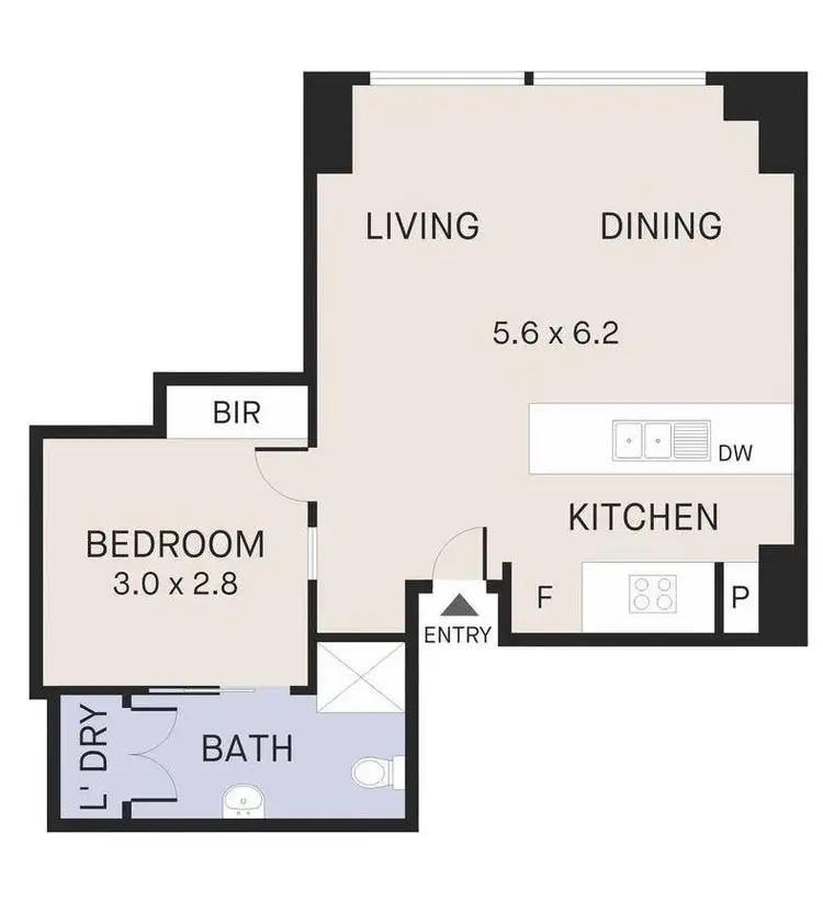 Floorplan of Homely apartment listing, 1501/270 King Street, Melbourne VIC 3000