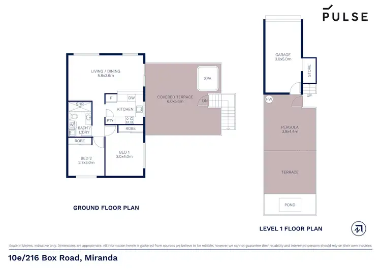 Floorplan of Homely townhouse listing, 10E/216 Box Road, Miranda NSW 2228