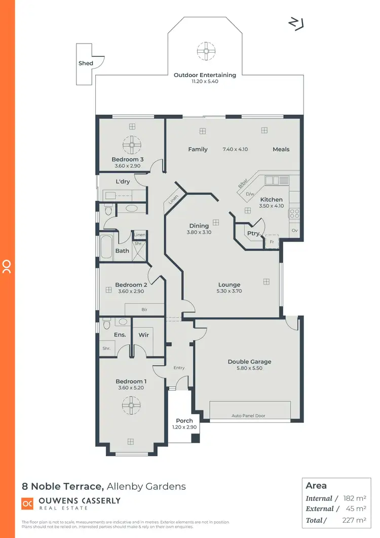 Floorplan of Homely house listing, 8 Noble Terrace, Allenby Gardens SA 5009