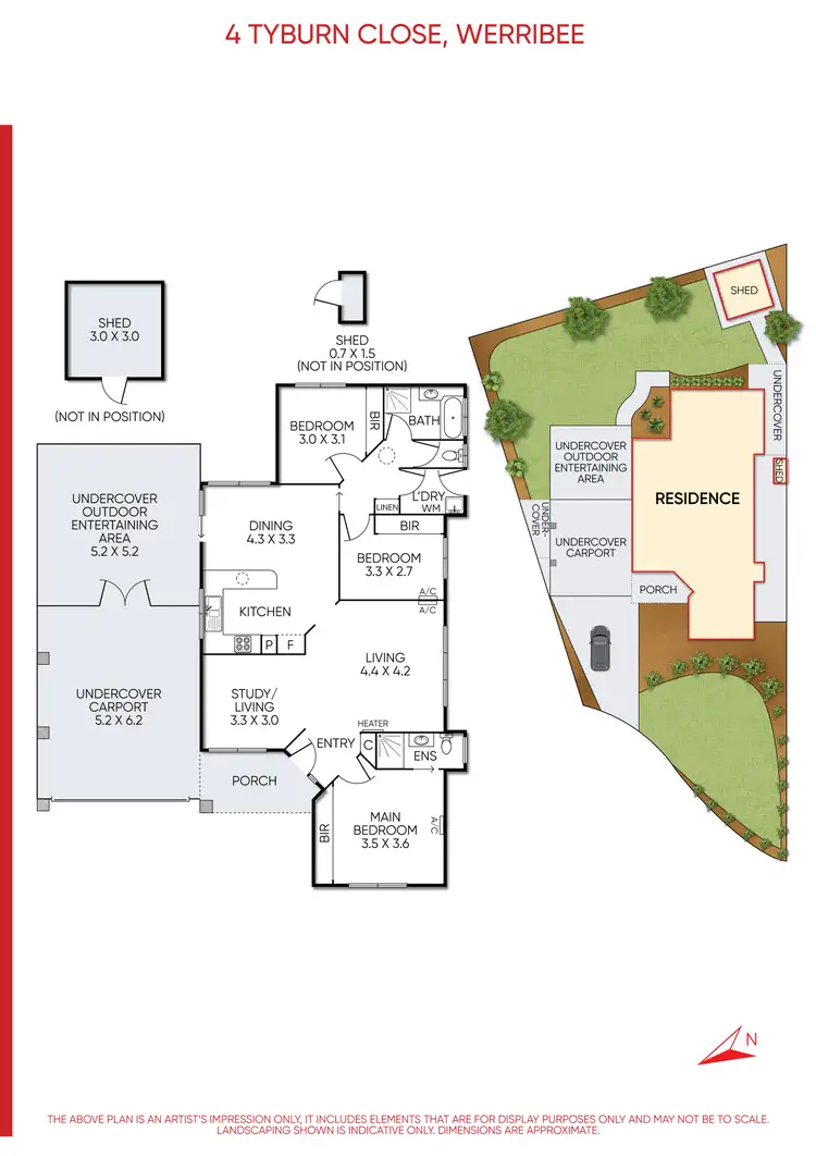 Floorplan of Homely house listing, 4 Tyburn Close, Werribee VIC 3030
