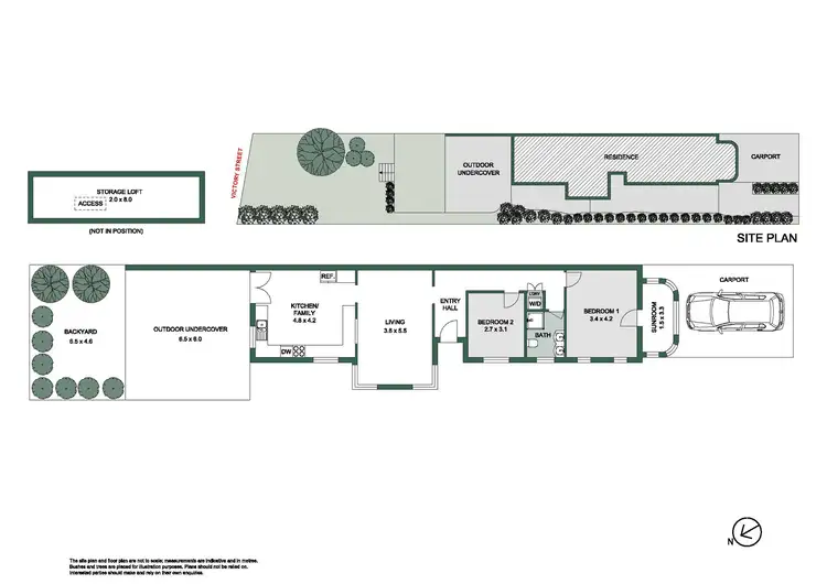 Floorplan of Homely semi-detached listing, 45A Blake Street, Rose Bay NSW 2029