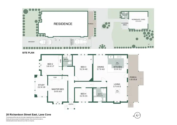 Floorplan of Homely house listing, 20 Richardson Street East, Lane Cove NSW 2066