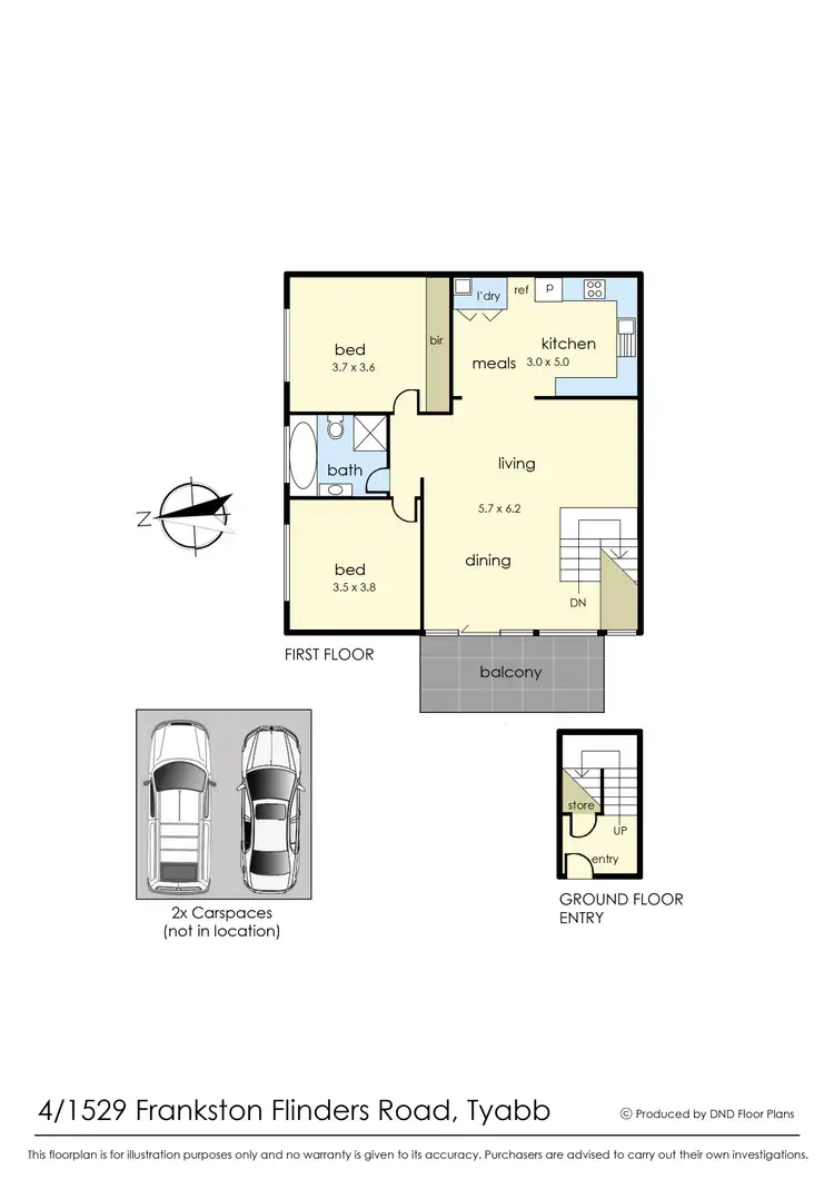 Floorplan of Homely apartment listing, 4/1529 Frankston Flinders Road, Tyabb VIC 3913