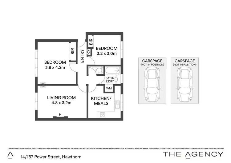 Floorplan of Homely apartment listing, 14/167 Power Street, Hawthorn VIC 3122