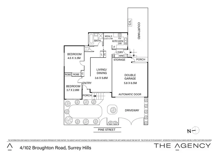 Floorplan of Homely unit listing, 4/102 Broughton Road, Surrey Hills VIC 3127