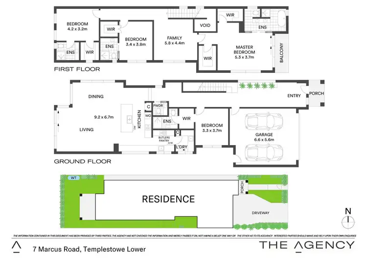 Floorplan of Homely townhouse listing, 7 Marcus Road, Templestowe Lower VIC 3107