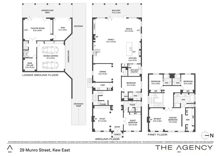 Floorplan of Homely house listing, 29 Munro Street, Kew East VIC 3102
