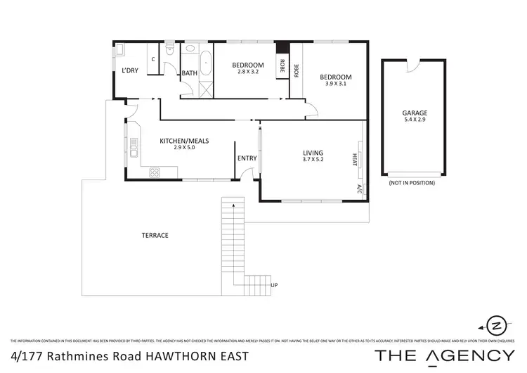 Floorplan of Homely apartment listing, 4/177 Rathmines Road, Hawthorn East VIC 3123