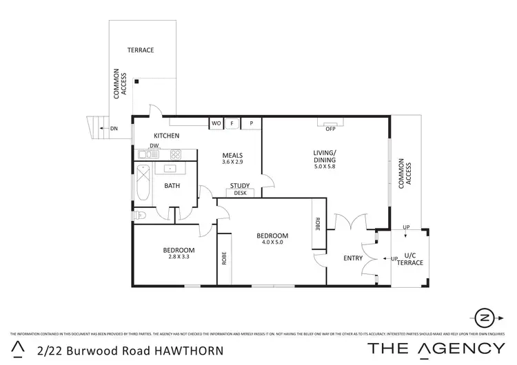 Floorplan of Homely apartment listing, 2/22 Burwood Road, Hawthorn VIC 3122