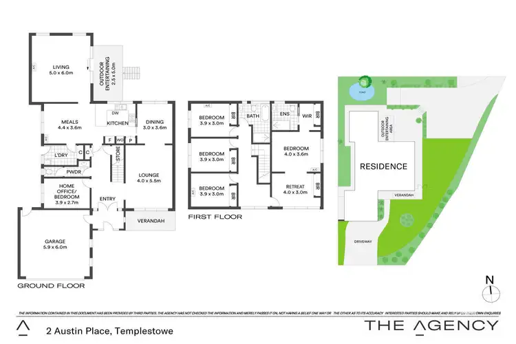 Floorplan of Homely house listing, 2 Austin Place, Templestowe VIC 3106