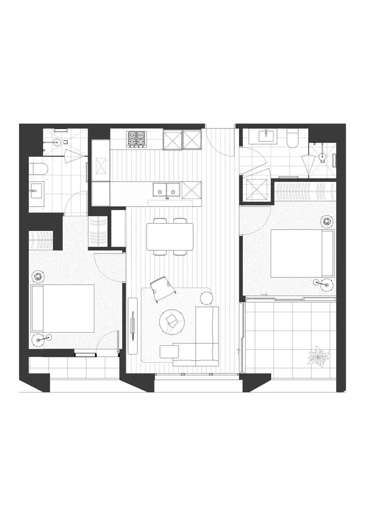 Floorplan of Homely apartment listing, 205/101 Parkview Road, Alphington VIC 3078