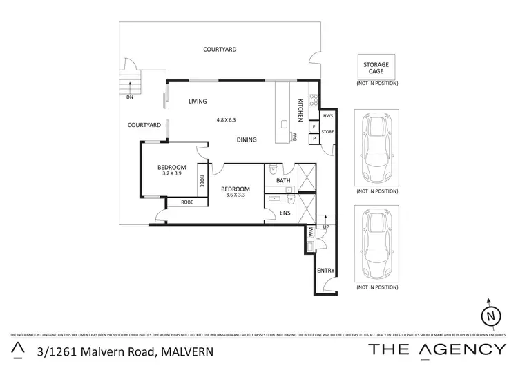 Floorplan of Homely apartment listing, 3/1261 Malvern Road, Malvern VIC 3144