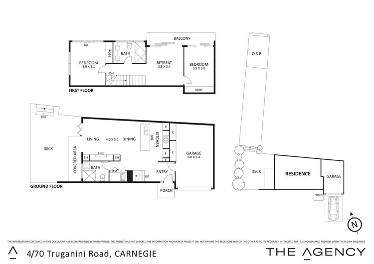 Floorplan of Homely townhouse listing, 4/70 Truganini Road, Carnegie VIC 3163