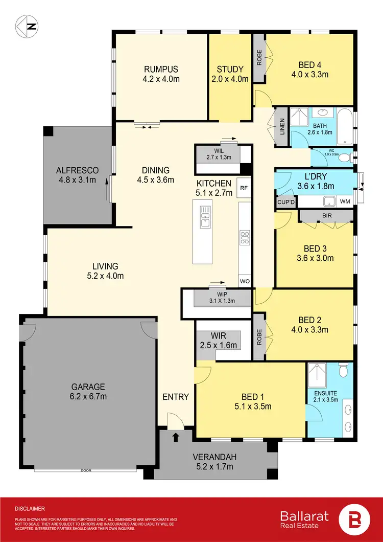 Floorplan of Homely house listing, 73 Willoby Drive, Alfredton VIC 3350