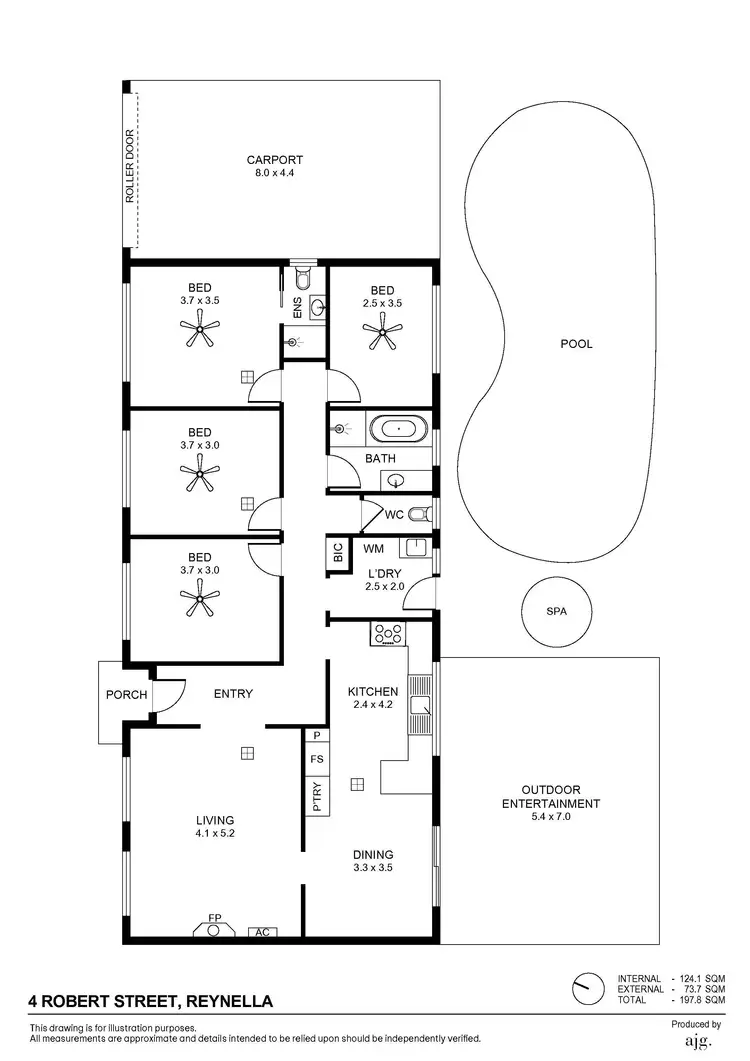 Floorplan of Homely house listing, 4 Robert Street, Reynella SA 5161