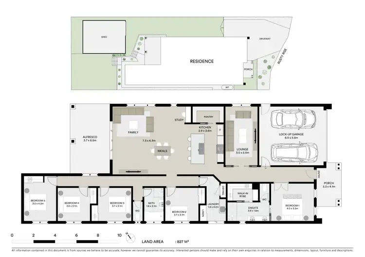 Floorplan of Homely house listing, 10 Rusty Rise, Brown Hill VIC 3350