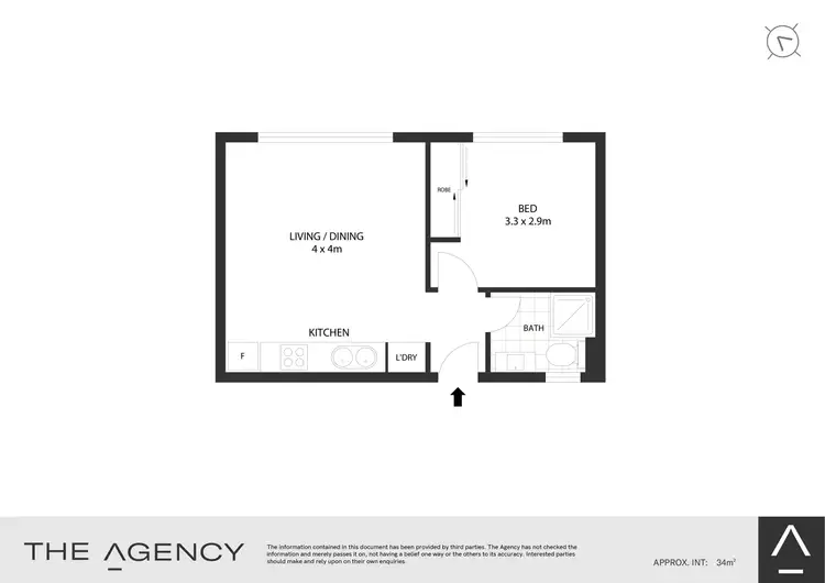 Floorplan of Homely unit listing, 108/11-13 Osgood Avenue, Marrickville NSW 2204